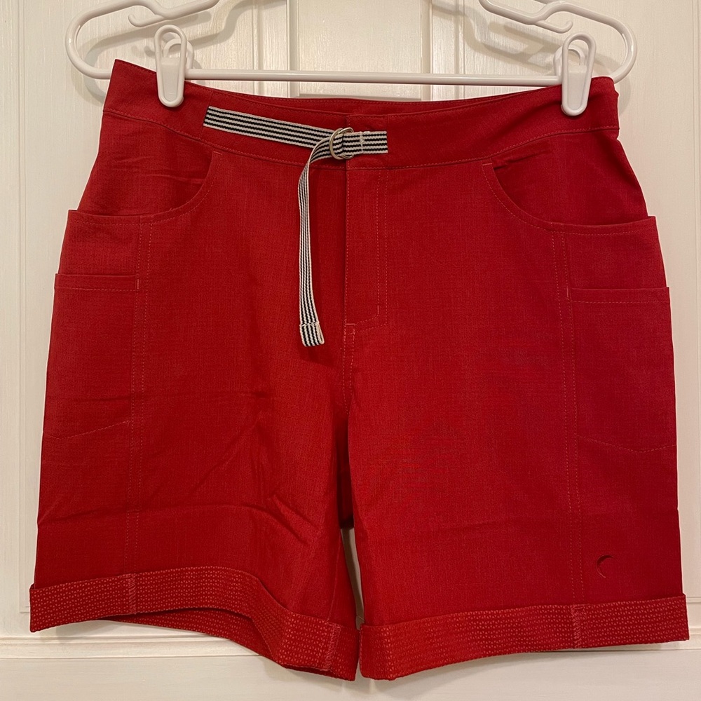 Zyia Not Just A Trail Short, Long, Red, Small, SZ 4
